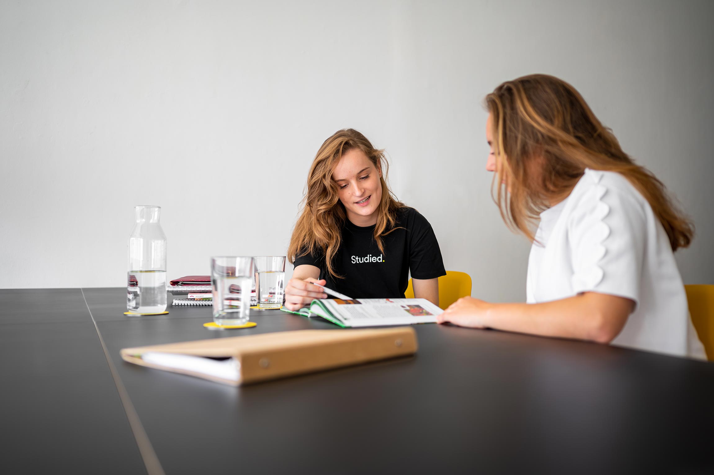 Sfeerbeeld van de individuele bijles als student-docent